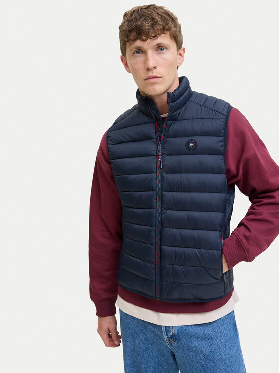Jack&Jones Jack&Jones Telovnik Bradley 12280973 Mornarsko modra Regular Fit