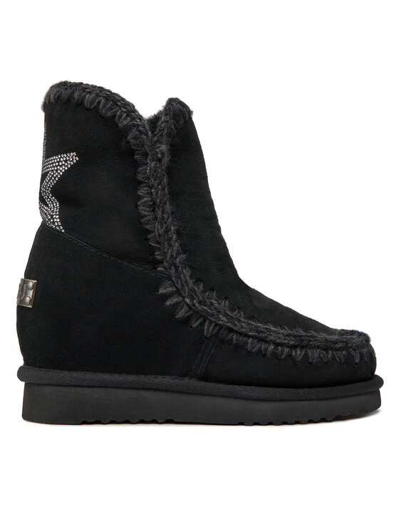 Mou Mou Sniego batai Inner Wedge FW121049A Juoda