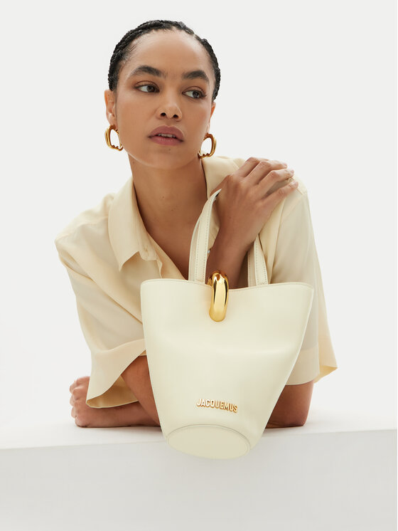 JACQUEMUS JACQUEMUS Torebka Le Petit Bambol 24H243BA389-3173 Écru
