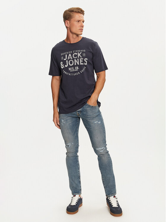 Jack&Jones Jack&Jones Jeans hlače Glenn 12258180 Modra Slim Fit