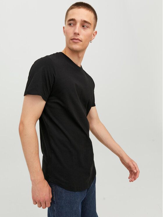 Jack&Jones Jack&Jones T-shirt Noa 12113648 Crna Long Line Fit