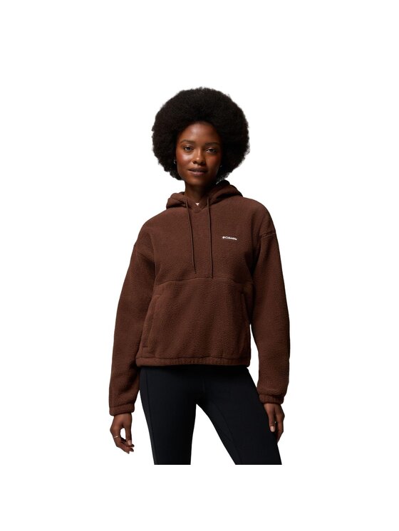 Columbia Columbia Polar Timber Meadow MTR Fleece Hoodie 2173461256 Brązowy Regular Fit