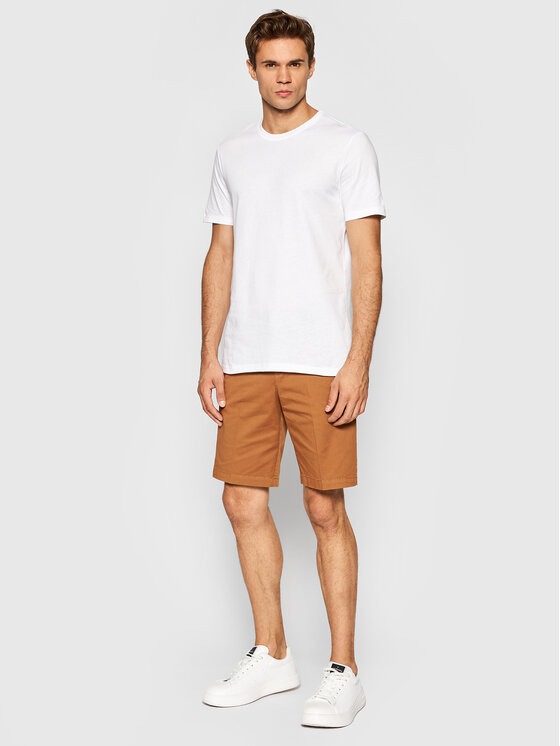 United Colors Of Benetton United Colors Of Benetton T-krekls 3U53J1F15 Balts Regular Fit