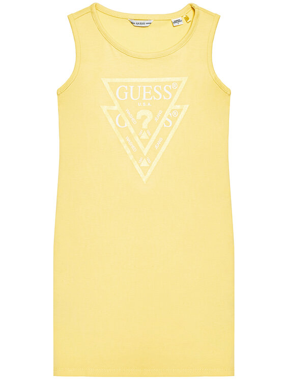 Vestito da giorno J92K57 K82F0 Giallo Regular Fit