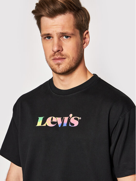 T-shirt Vinatge 87373-0015 Nero Relaxed Fit