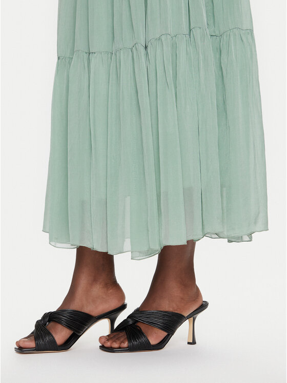 Dixie Dixie Fustă maxi G207W007A Verde Regular Fit