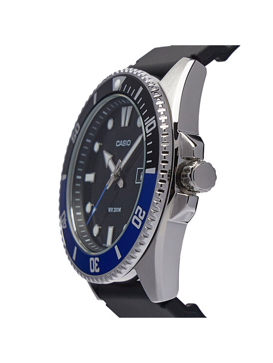 Casio Casio Zegarek Duro Diver MDV-107-1A2VEF Czarny