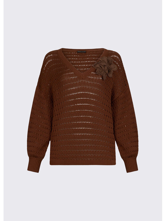 Liu Jo Liu Jo Maglione CA6304MS04209032 Marrone Regular Fit