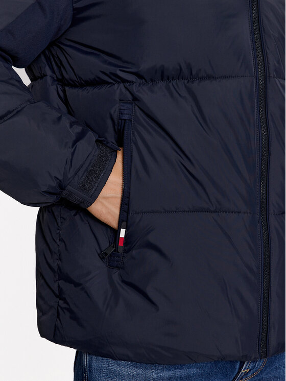 Tommy Hilfiger Tommy Hilfiger Kurtka zimowa New York MW0MW32771 Granatowy Regular Fit