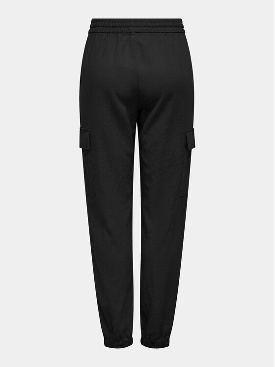 ONLY ONLY Spodnie dresowe Caro 15310987 Czarny Cargo Fit