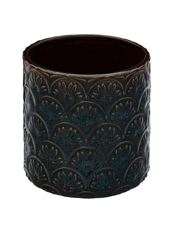 MIAhome MIAhome Kwietnik Osłonka ceramiczna orientalna 2 szt. Jilly Granatowy