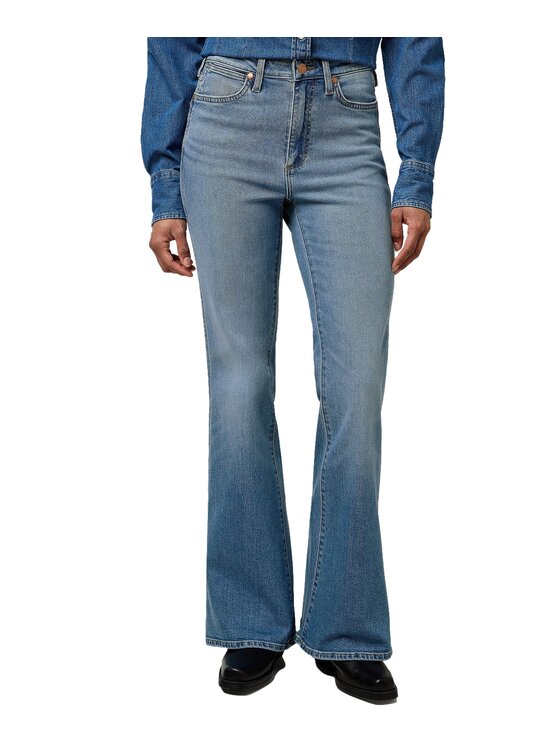 Wrangler Wrangler Jeansy 112371139 Niebieski Bootcut Fit