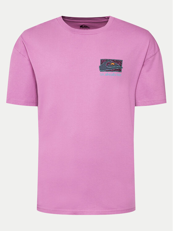 Quiksilver Quiksilver Póló Spin Cycle EQYZT07653 Rózsaszín Regular Fit