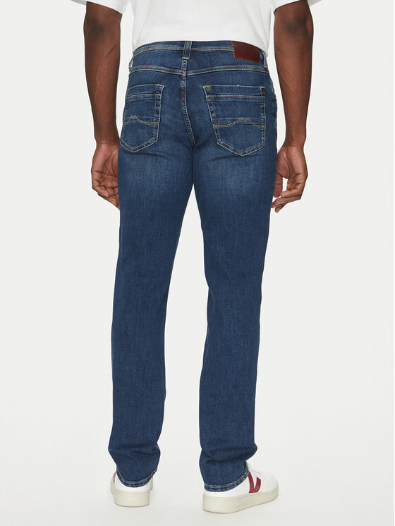 Mustang Mustang Jeansy Washington 1013976 Granatowy Regular Fit