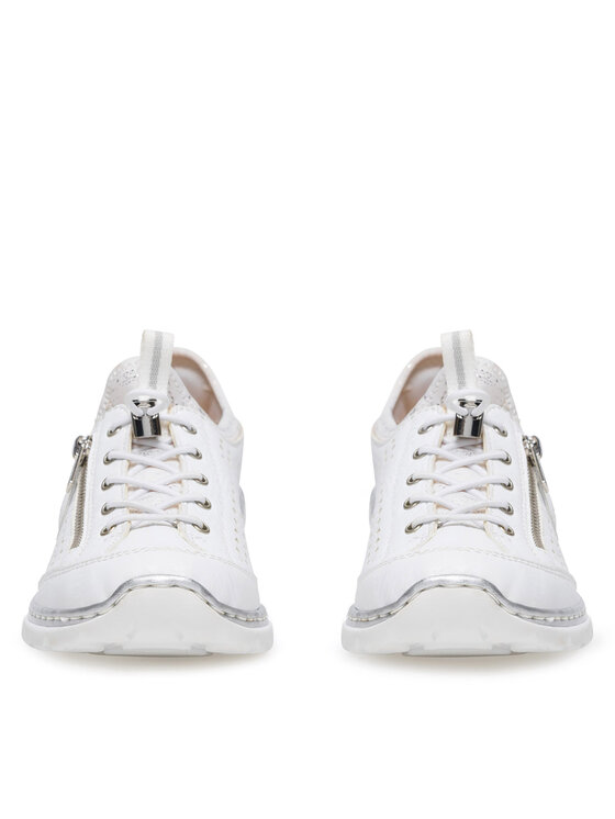 Rieker Rieker Sneakersy L3296-82 Biały