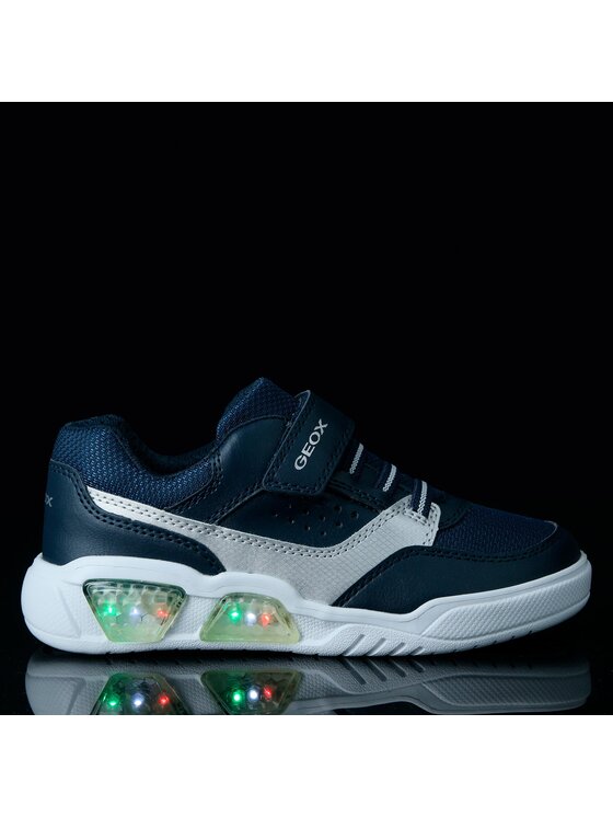 Geox Geox Sneakersy J Illuminus Boy J45GVC 0BU11 C0673 D Tmavomodrá