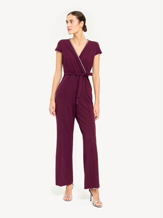 KMX KMX Kombinezon 192860004 Bordowy Fitted Fit