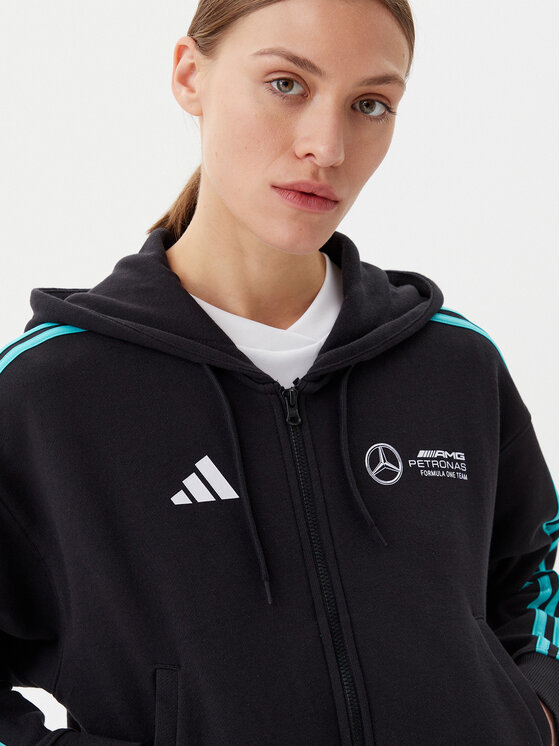 adidas adidas Bluză Mercedes - AMG Petronas Formula One Team DNA JV5436 Negru Loose Fit