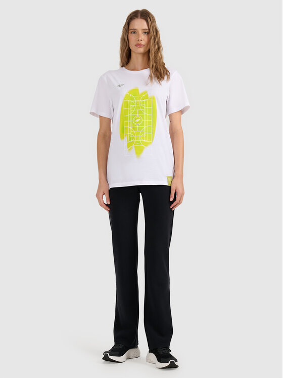 4F 4F T-Shirt TEAMWEAR Biały Regular Fit