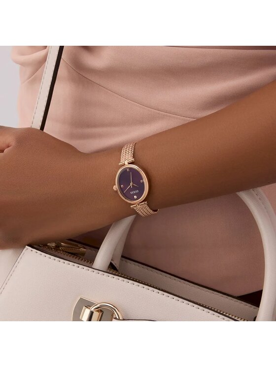 Guess Guess Zegarek GW0935L3 Różowe złoto