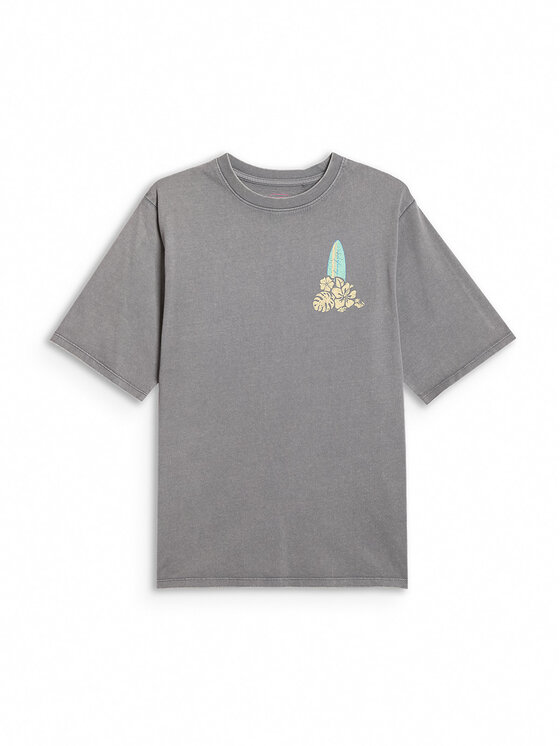 4F 4F T-Shirt SUMMER SPLASH Szary Loose Fit
