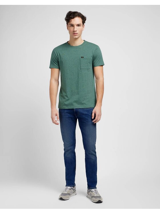 Lee Lee Jeansy RIDER Niebieski Slim Fit