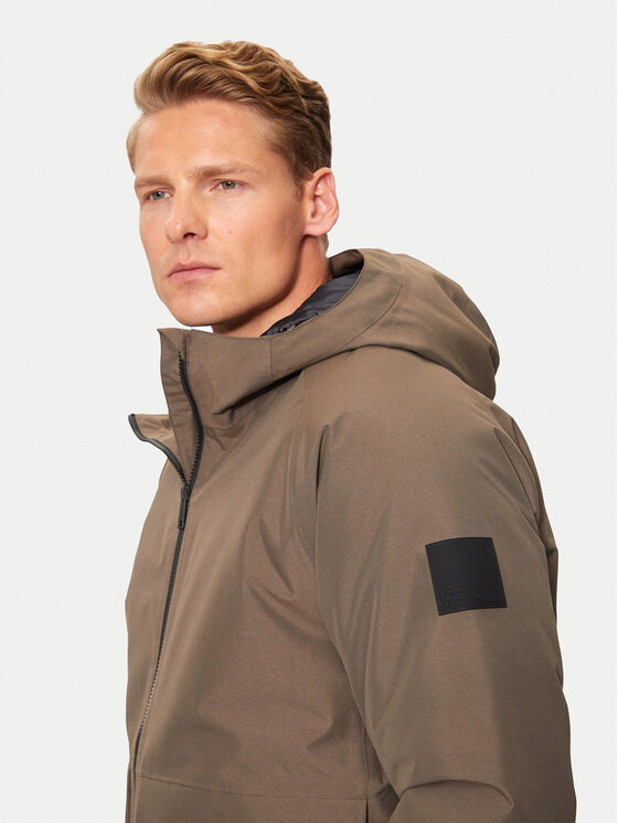 Jack Wolfskin Jack Wolfskin Regenjacke Tempeltor A60205 Braun Regular Fit