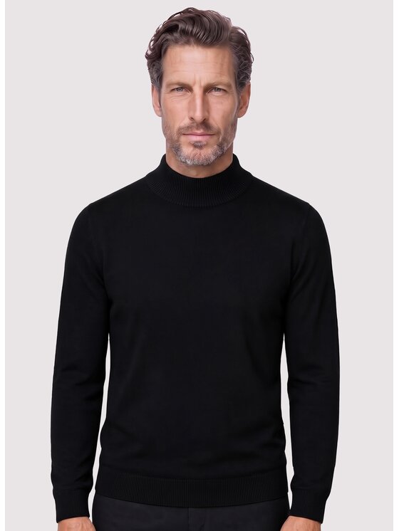 Pako Lorente Pako Lorente Sweter P26WN-2X-009 Czarny Slim Fit