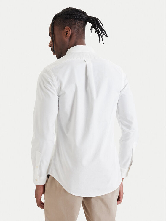 Polo Ralph Lauren Polo Ralph Lauren Marškiniai Classics 710736557 Balta Slim Fit