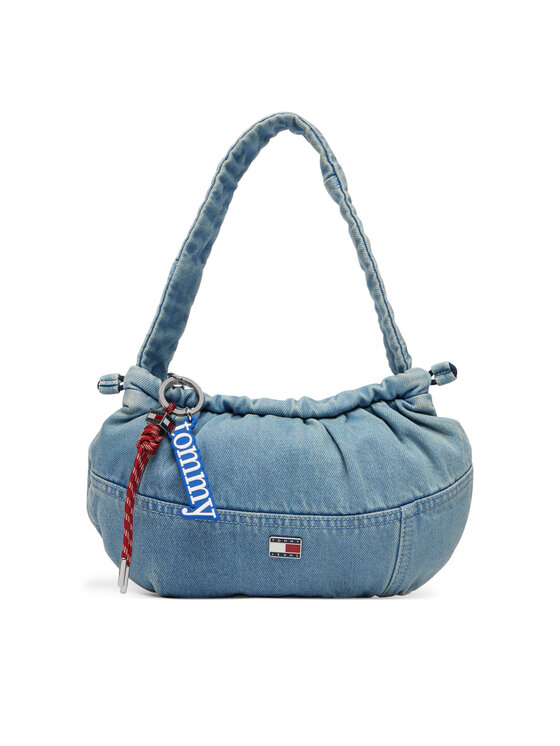 Tommy Jeans Tommy Jeans Ročna torba Tjw Icon Charms Denim Shlder Bag AW0AW18883 Modra