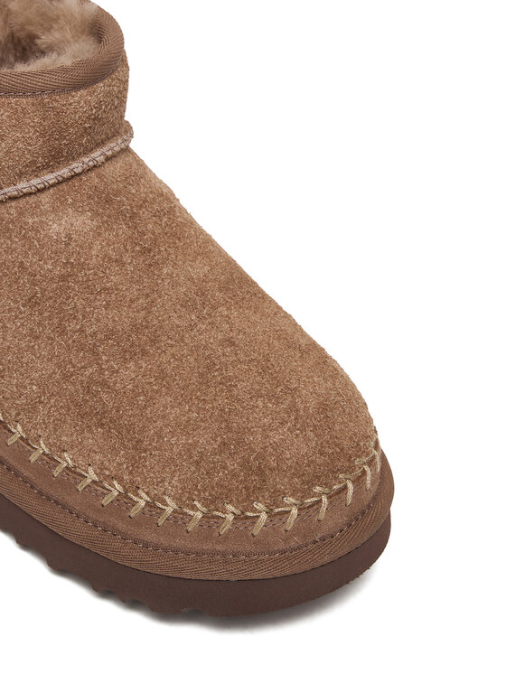 Ugg Ugg Sniego batai W Classic Ultra Mini Biarritz 1171538 Smėlio