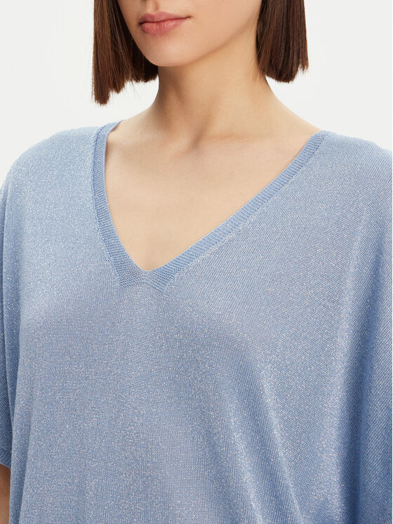 Morgan Morgan Sweater 251-MDIX Kék Relaxed Fit