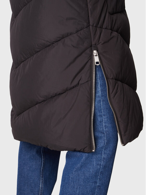 Tommy Hilfiger Tommy Hilfiger Зимно яке Chevron Sorona WW0WW36210 Черен Relaxed Fit