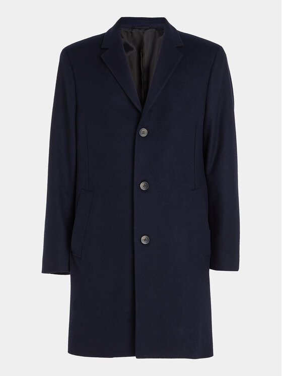 Calvin Klein Calvin Klein Cappotto di lana K10K110462 Blu scuro Regular Fit