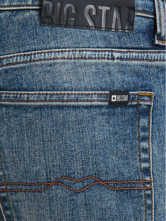 BIG STAR BIG STAR Jeansy ERVAD Granatowy Skinny Fit