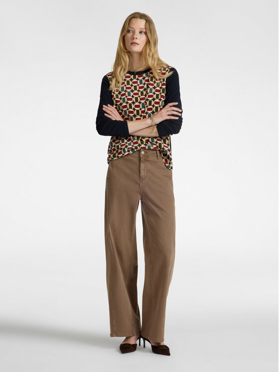 Elena Mirò Elena Mirò T-shirt G292Z000450N034 Blu Regular Fit