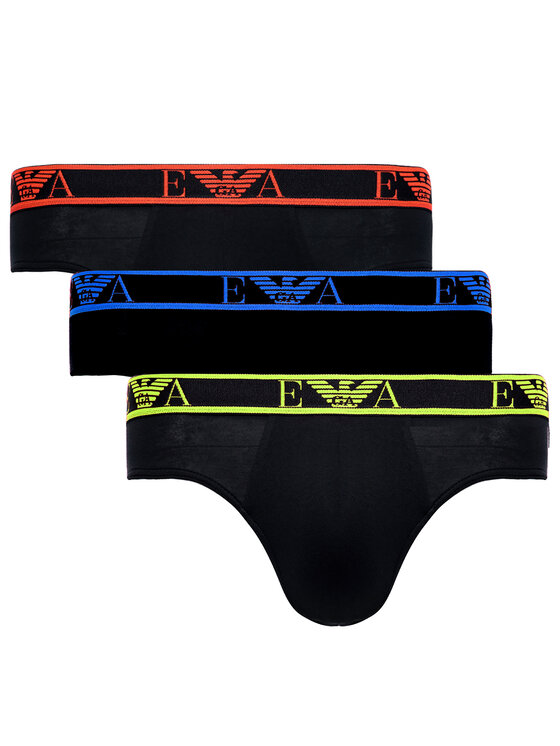 Emporio Armani Underwear Emporio Armani Underwear Set 3 perechi de slipuri 111734 9P715 21320 Negru