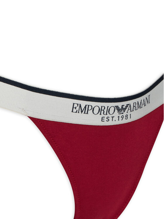 Emporio Armani Underwear Emporio Armani Underwear Komplet stringów EW000405 AF27298 U5084 Bordowy