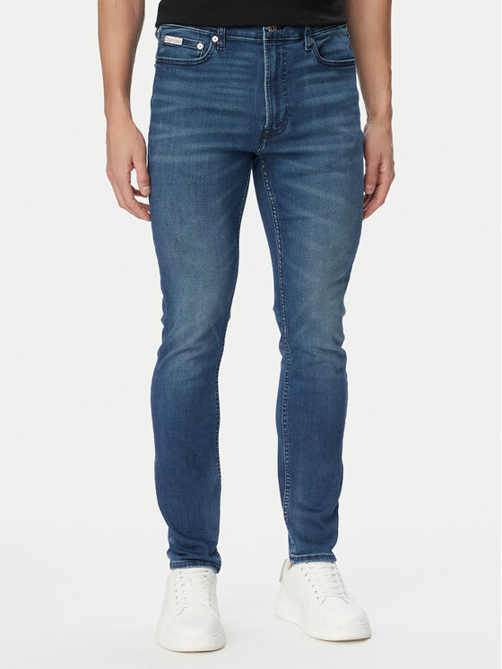 Calvin Klein Jeans Blugi LV04RG794G Albastru Skinny Fit