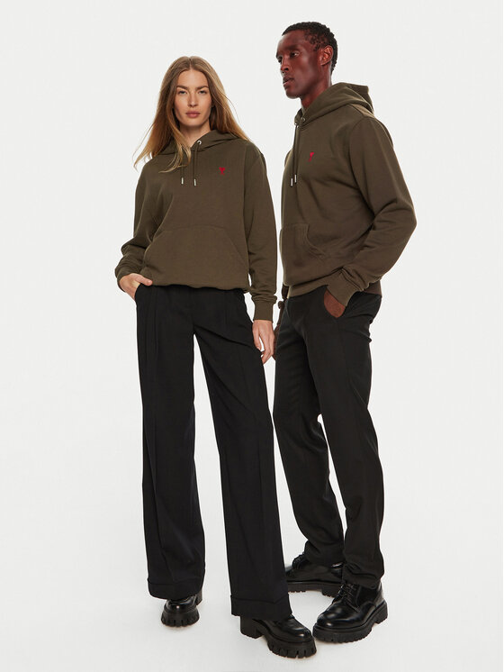 AMI PARIS AMI PARIS Jopa USW235730 Rjava Regular Fit
