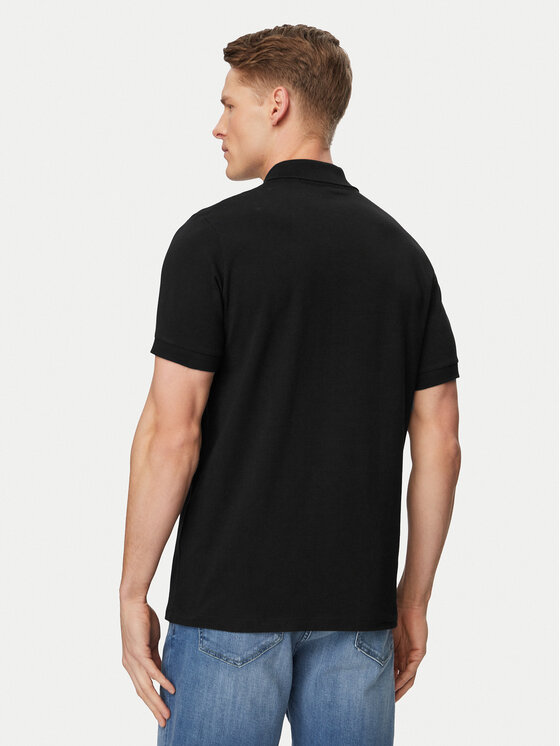 KARL LAGERFELD KARL LAGERFELD Polo 745780 500235 Czarny Regular Fit