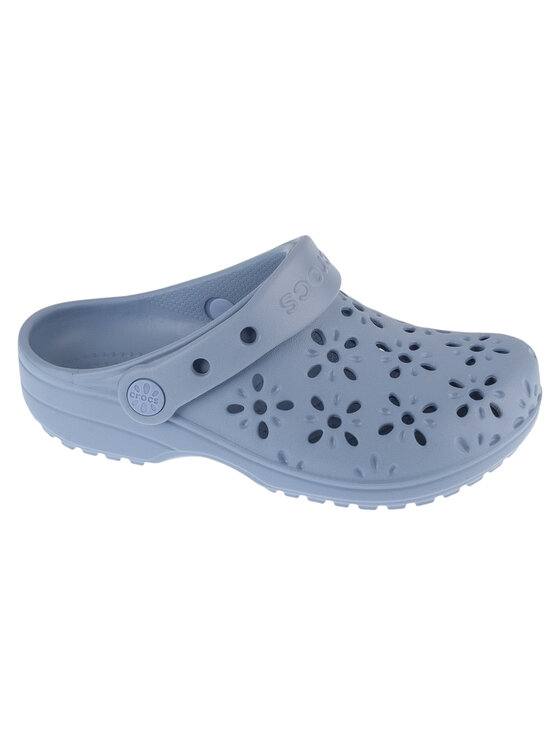 Crocs Crocs Ciabatte Classic Floral Cut Out Clog Kids Blu