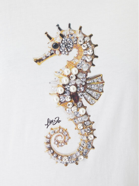 Liu Jo Liu Jo T-Shirt WA6237 JS923 Bílá Regular Fit