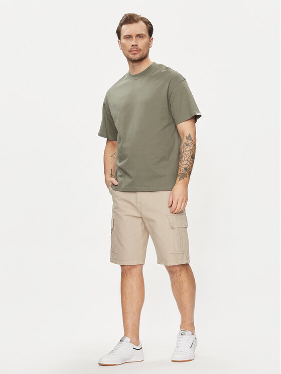 Lee Lee Medžiaginiai šortai Cargo 112349316 Smėlio Loose Fit