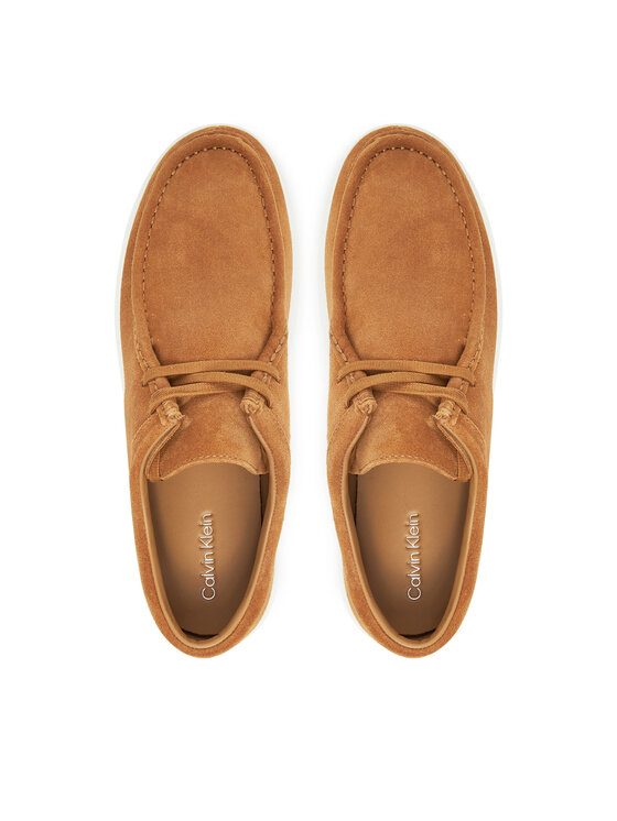 Calvin Klein Calvin Klein Scarpe basse Hybrid Apron Laceup Su HM0HM01967 Marrone