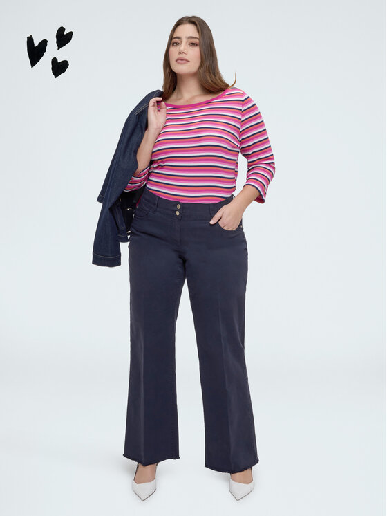 Fiorella Rubino Fiorella Rubino Pantaloni di tessuto P708T005161N034 Blu Regular Fit
