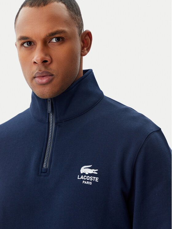 Lacoste Lacoste Mikina Unisex SH2735 Tmavomodrá Regular Fit