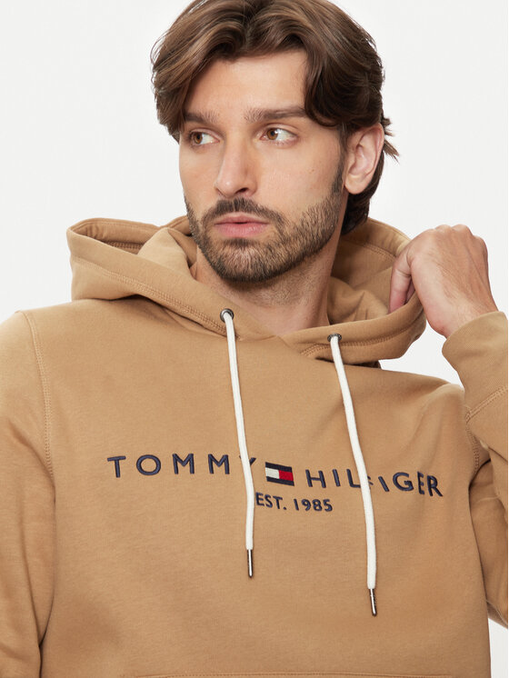 Tommy Hilfiger Tommy Hilfiger Jopa Logo MW0MW11599 Rjava Regular Fit
