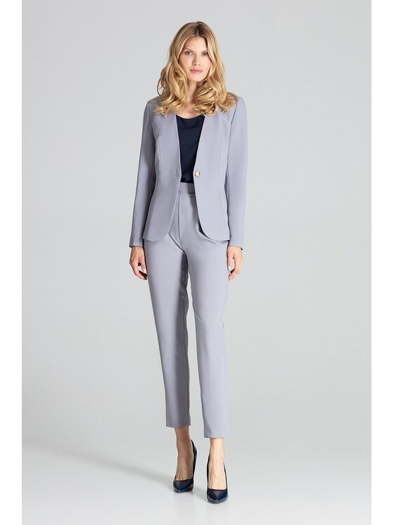 FIGL FIGL Σακάκι M678 Γκρι Regular Fit