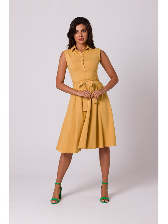 BeWear BeWear Vestito da giorno B261 Giallo Regular Fit